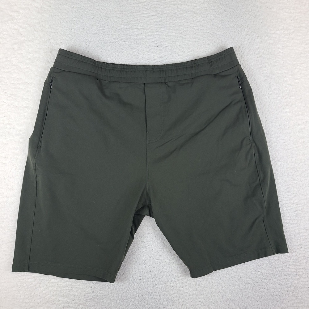 Public Rec All Day Everyday Sweat Shorts Mens 40 Dark Olive Running Basketball *